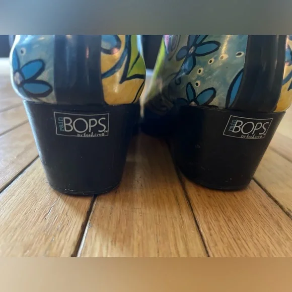 Bops by Beehive Cowboy Rubber Rain Boots Women’s Size 8 Artsy Multicolor Western - Picture 5 of 8